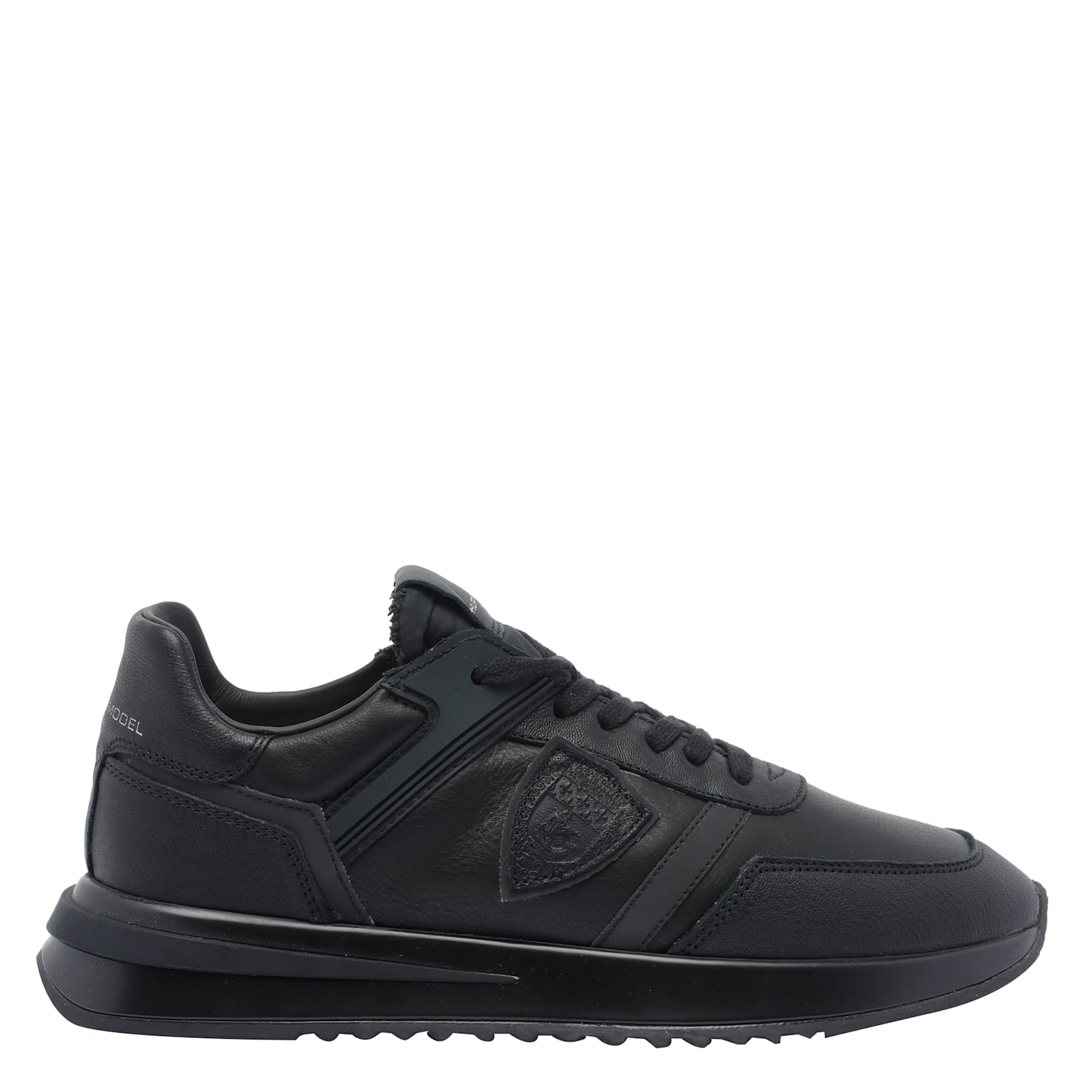 Philippe Model Tropez 2.1 Low-top Leather Sneakers In Black
