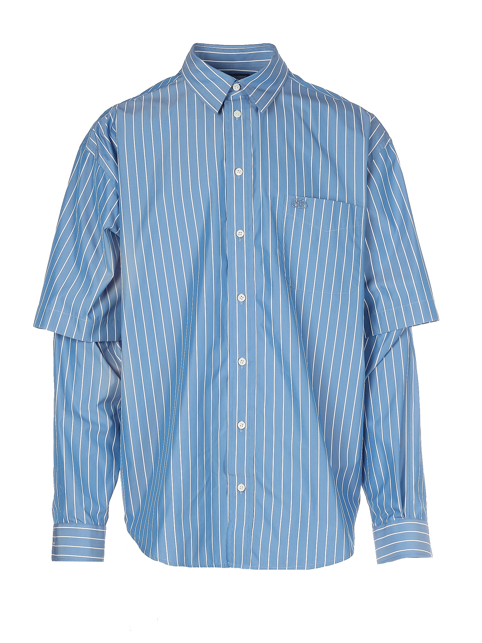 balenciaga double shirt