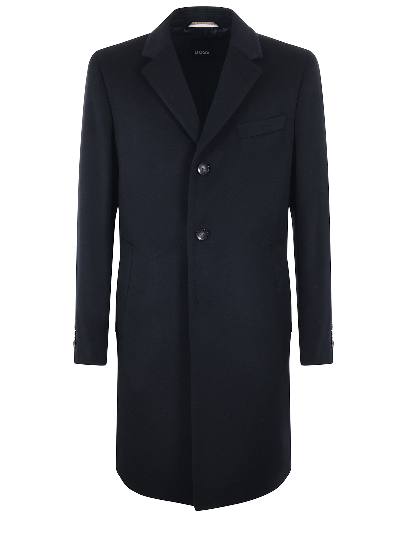 Coat In Wool And Cashmere