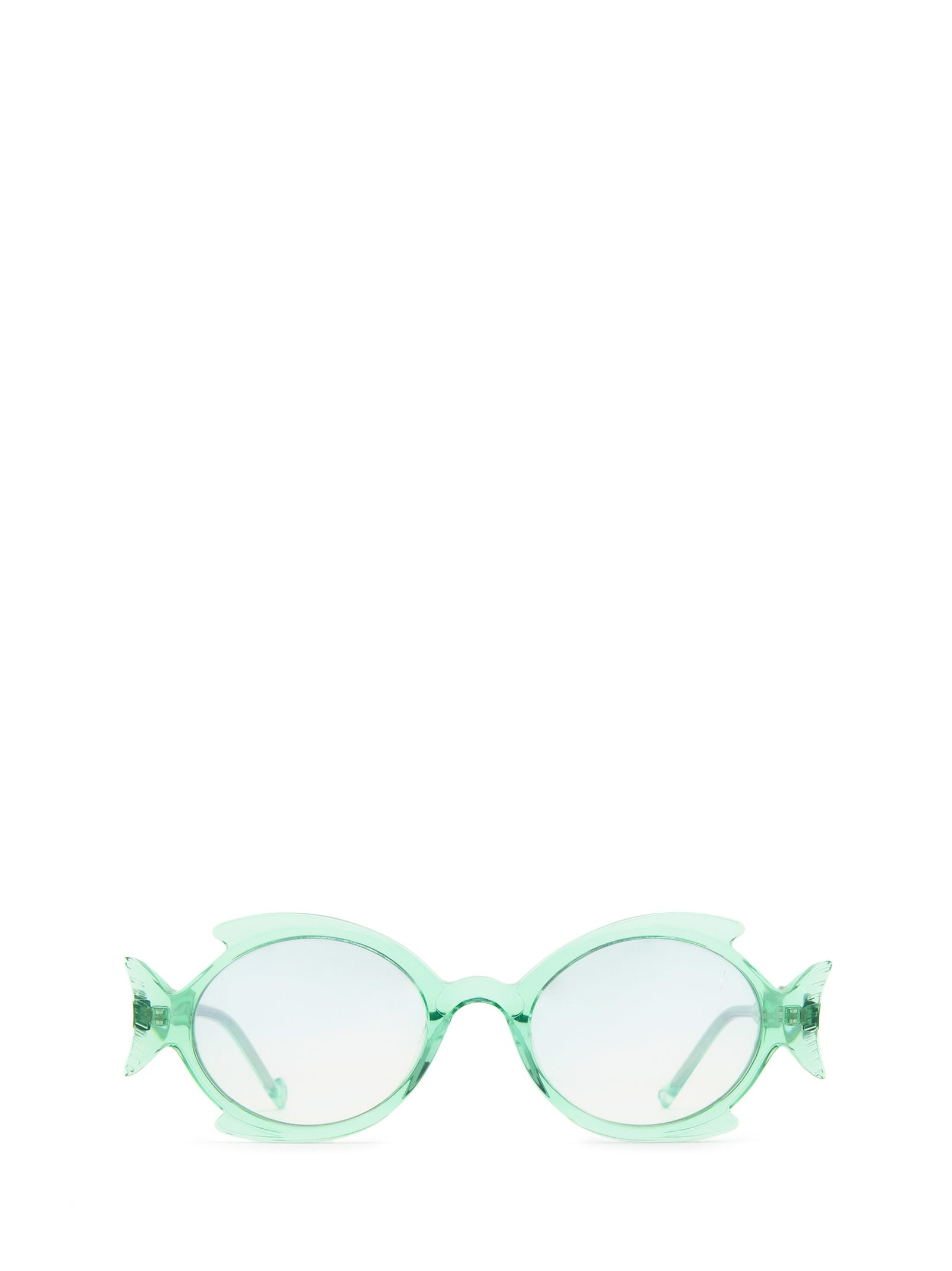 Shellie Transparent Green Sunglasses