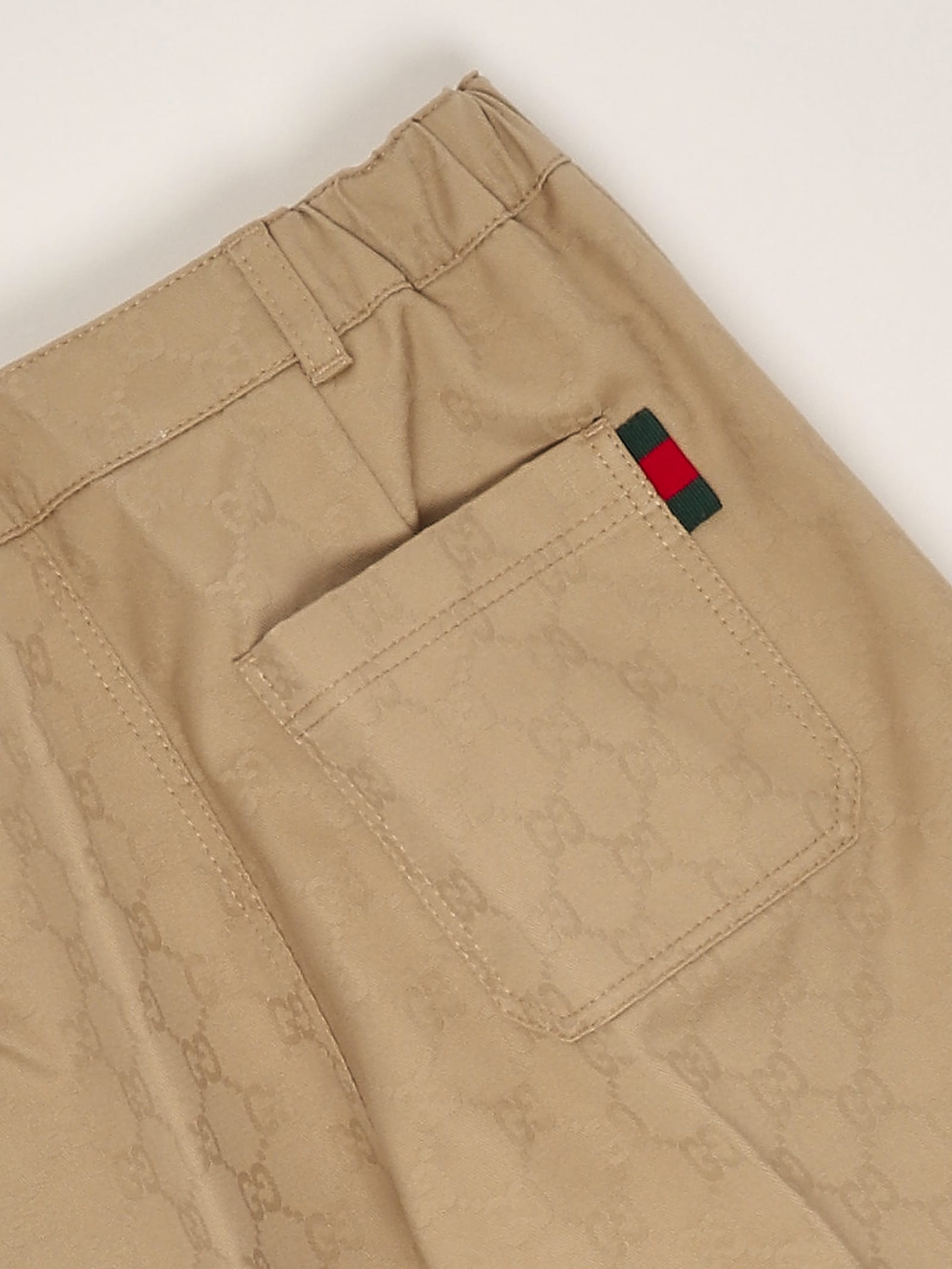Gucci Bermuda Gg Bermuda In Beige