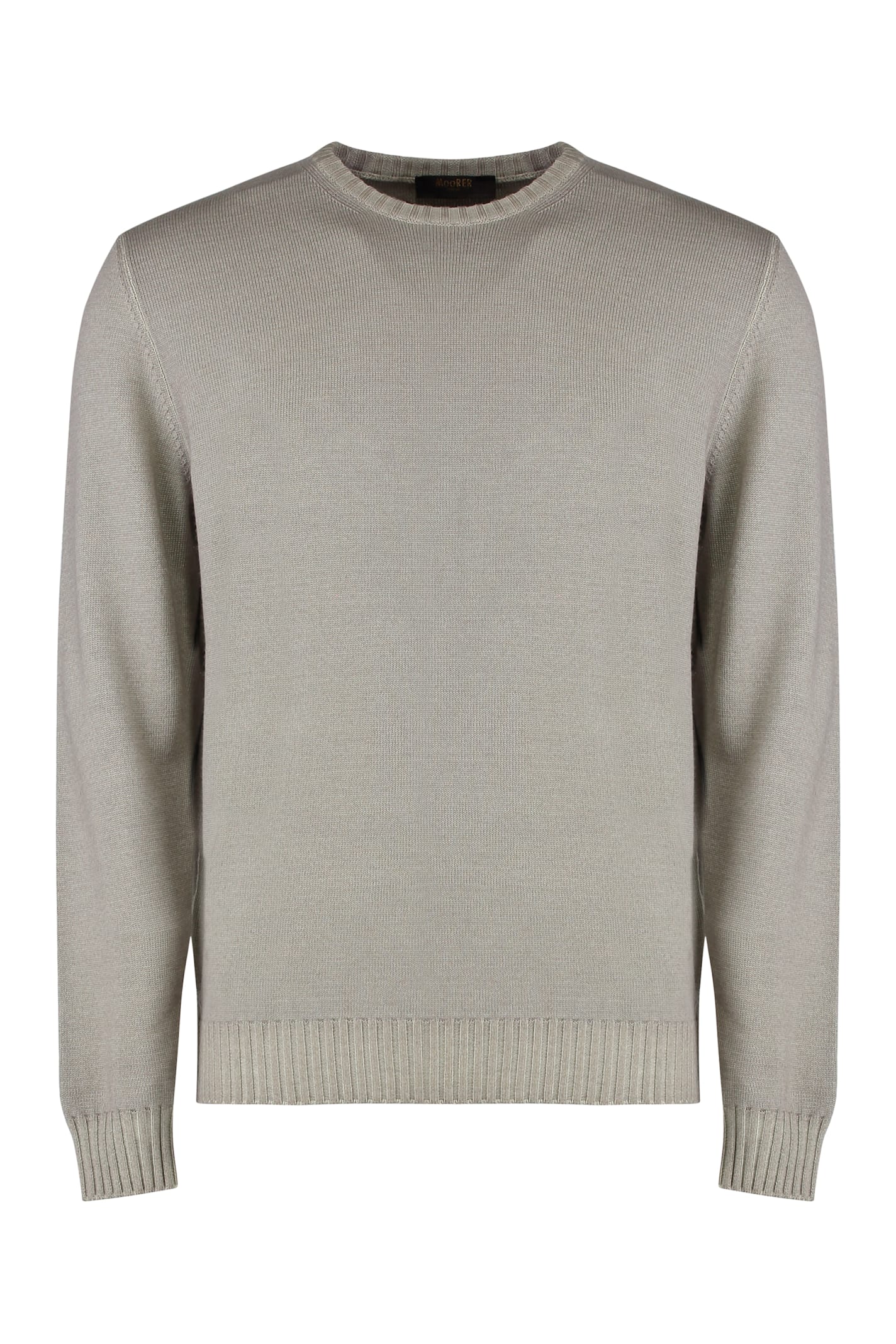 Moorer Orvieto Virgin Wool Sweater In Gray