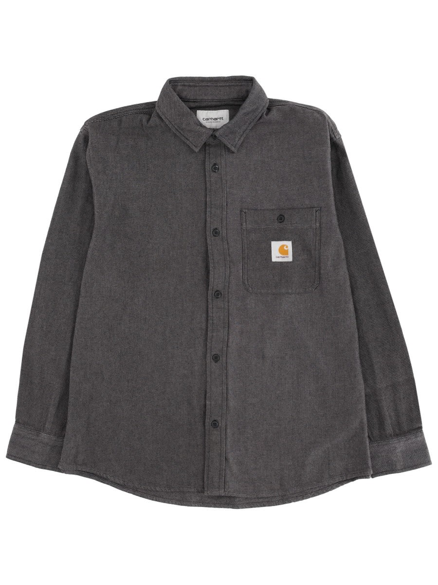 Carhartt Shirt Edgar In Gray