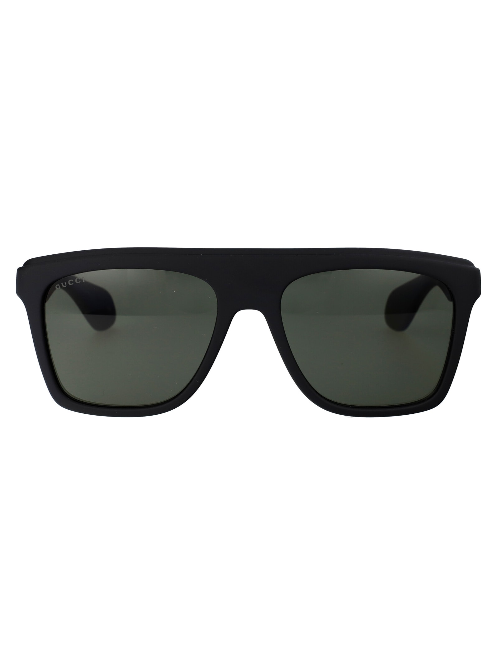 Gucci Shield Frame Sunglasses In Black