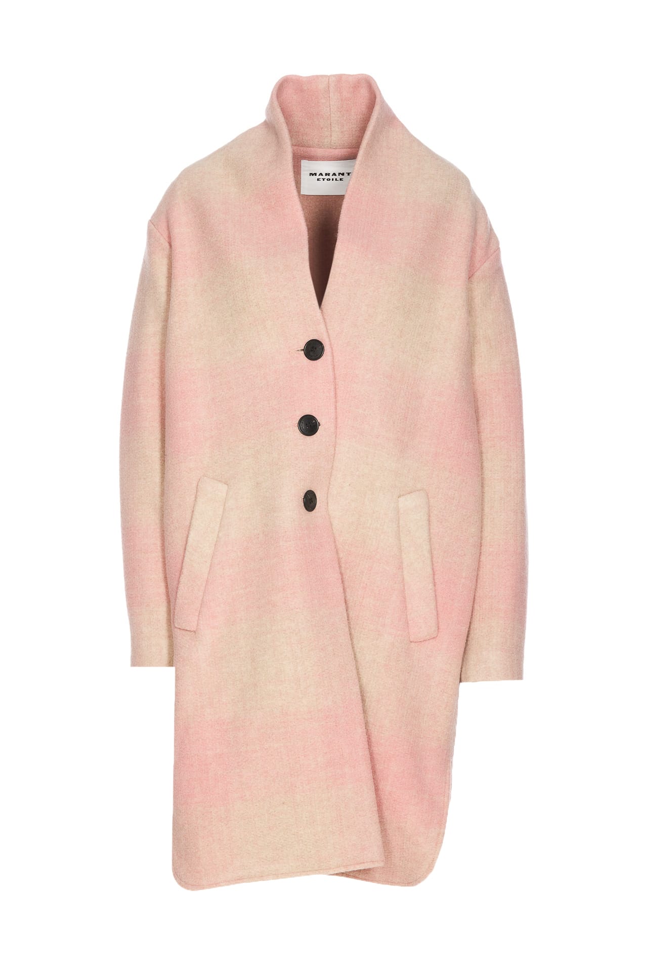 Shop Marant Etoile Gabriel Coat In Pink