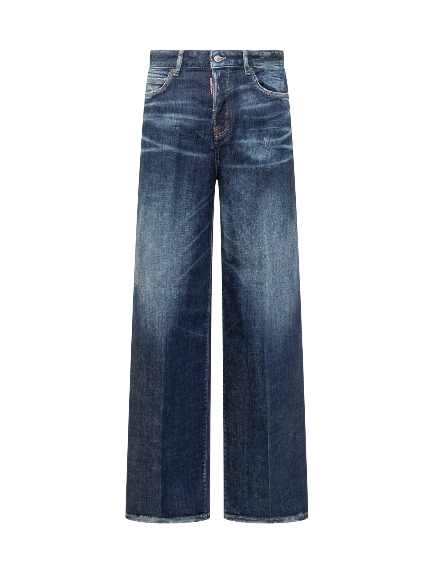 Shop Dsquared2 Traveller Jeans In Navy Blue