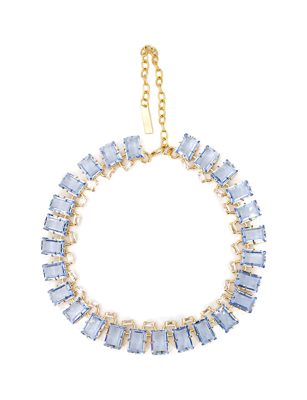 Shop Ermanno Scervino Necklace In Oro Oc2_ Light Sapphire