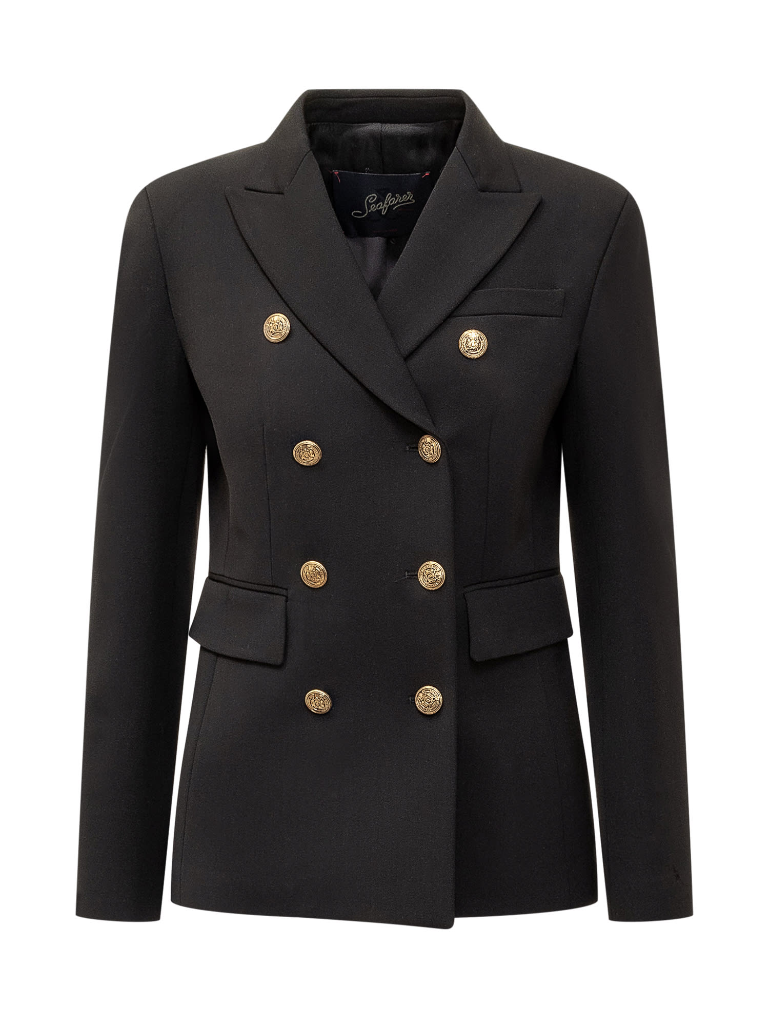 Shop The Seafarer Chantal Jacket In Nero