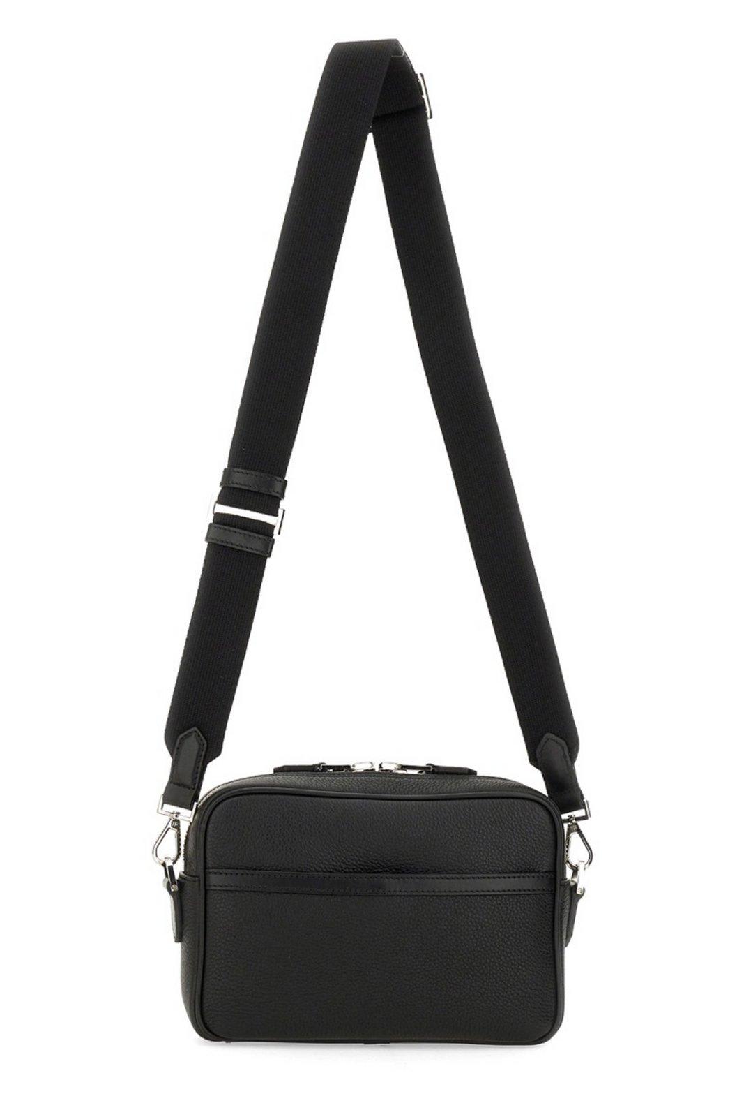 Tom Ford Traveller Small Messenger Bag In Black