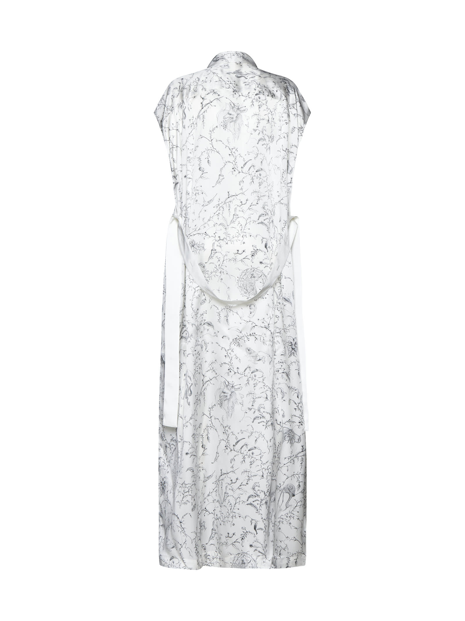 Shop Fabiana Filippi Dress In Bianco