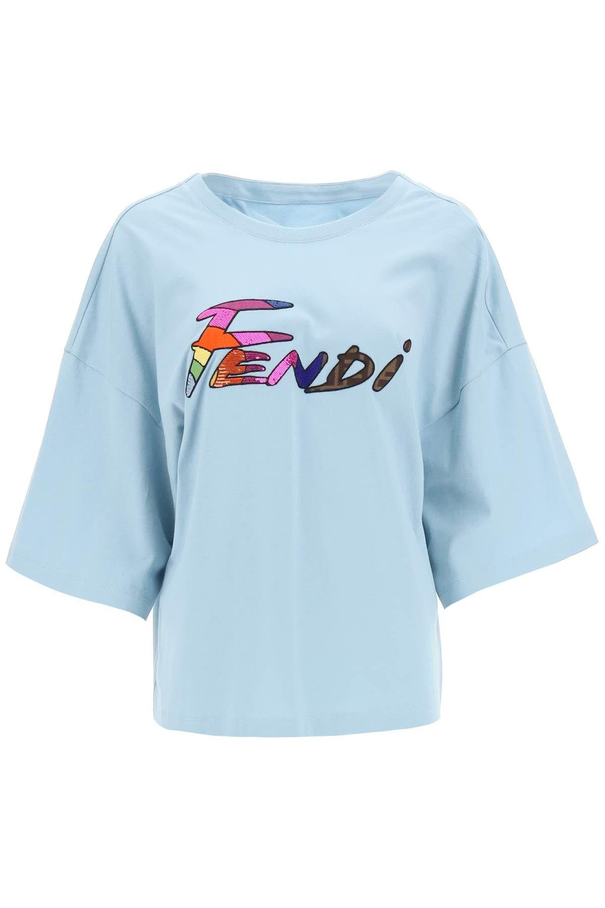 Fendi Brush Oversized T-shirt