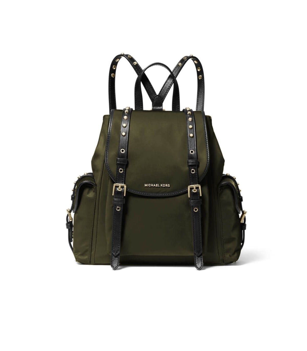michael kors backpack olive green