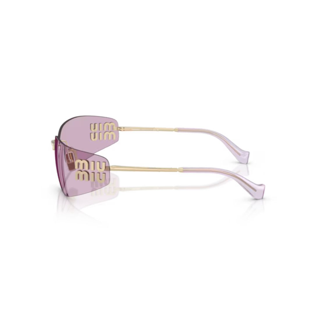 Miu Miu Logo Sunglasses In Pink