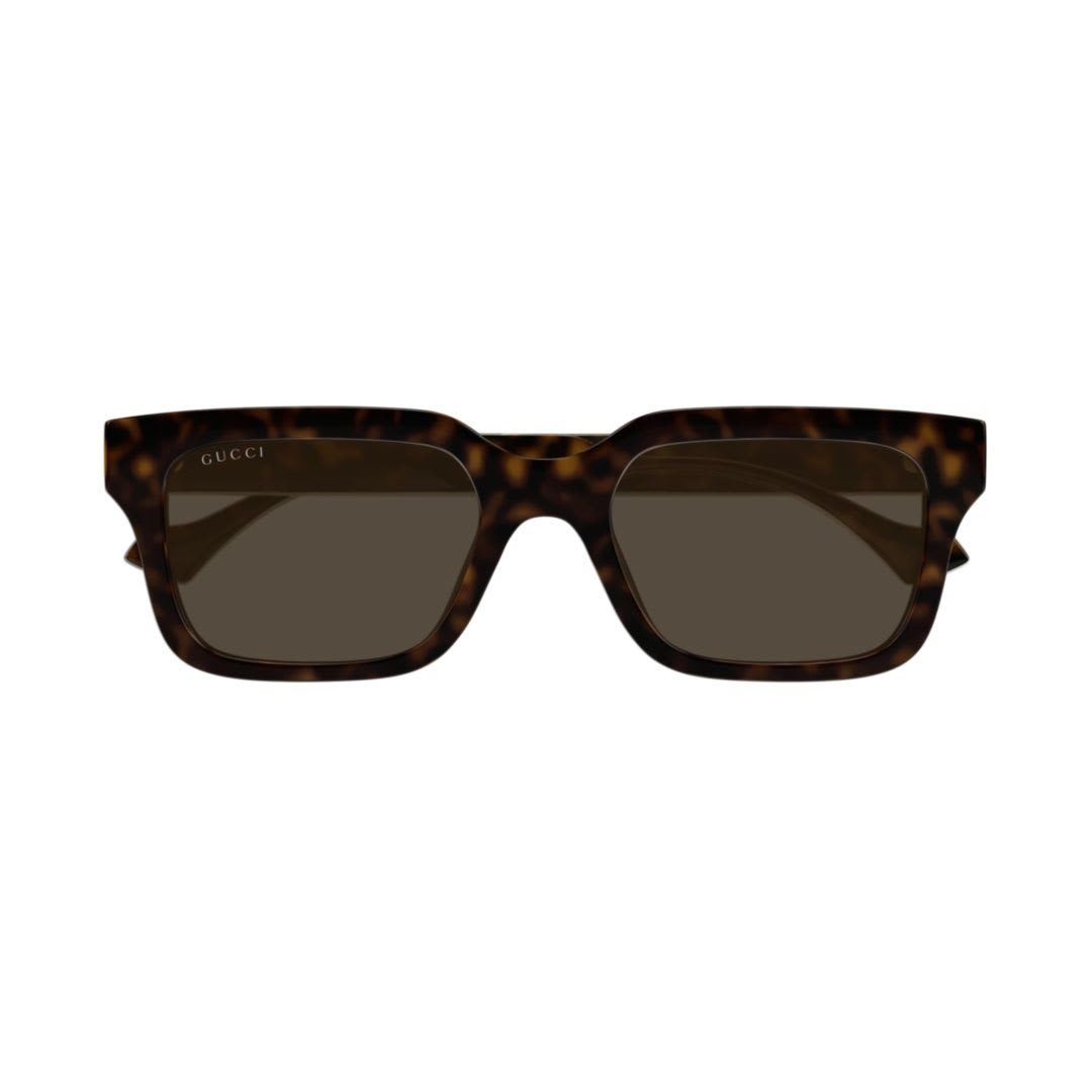 Shop Gucci Gg1732sk-002havana-yellow-brown