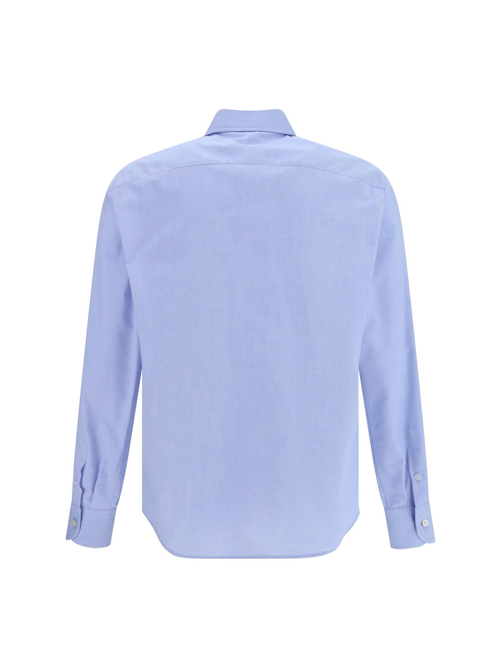 Valentino Camicia Maniche Lunghe Celeste In Blue