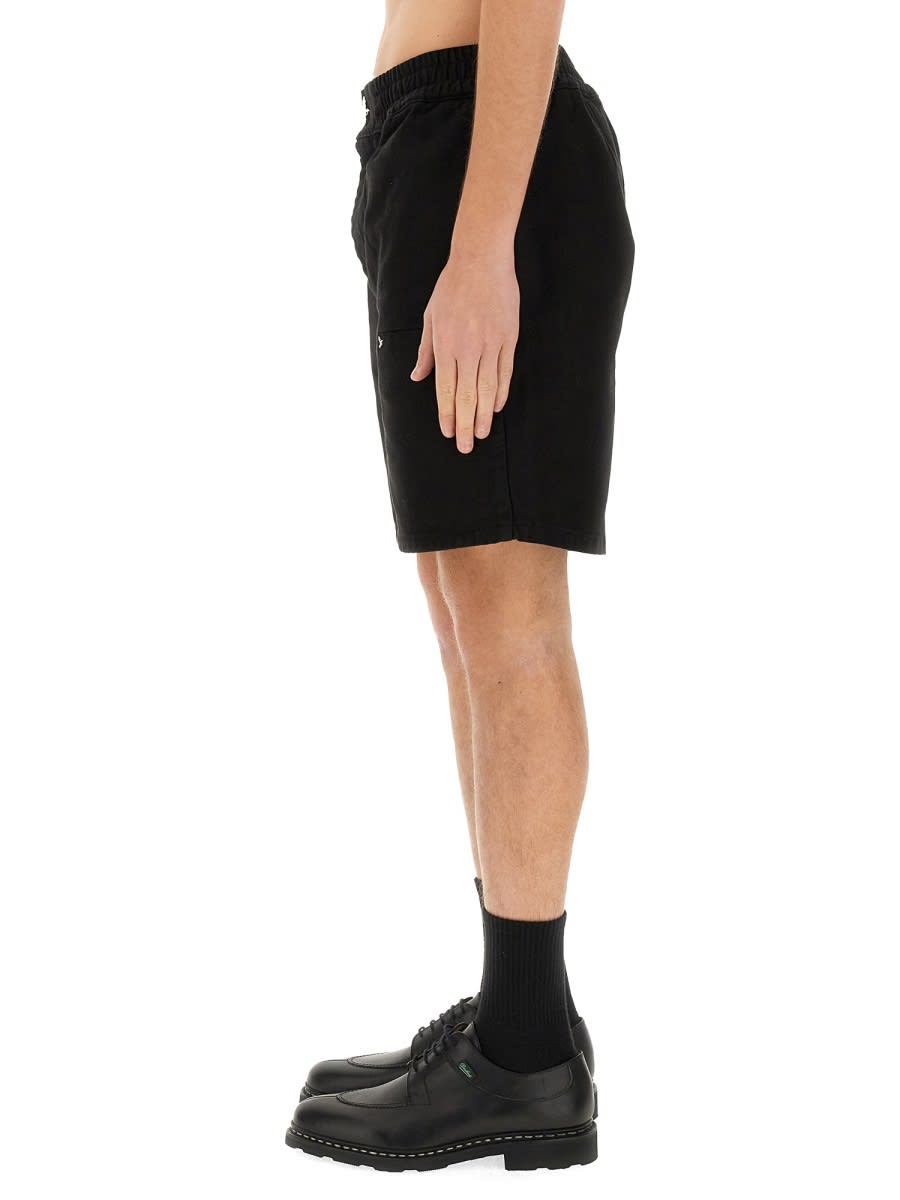 Shop 3paradis Short In Twill In Black