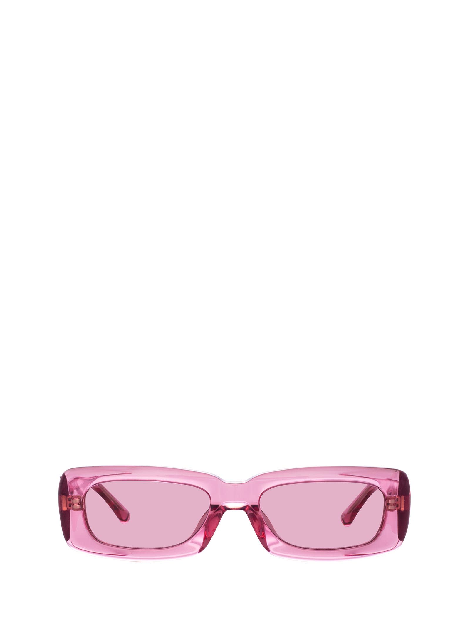 Linda Farrow Attico16 Powder Pink / Silver Sunglasses