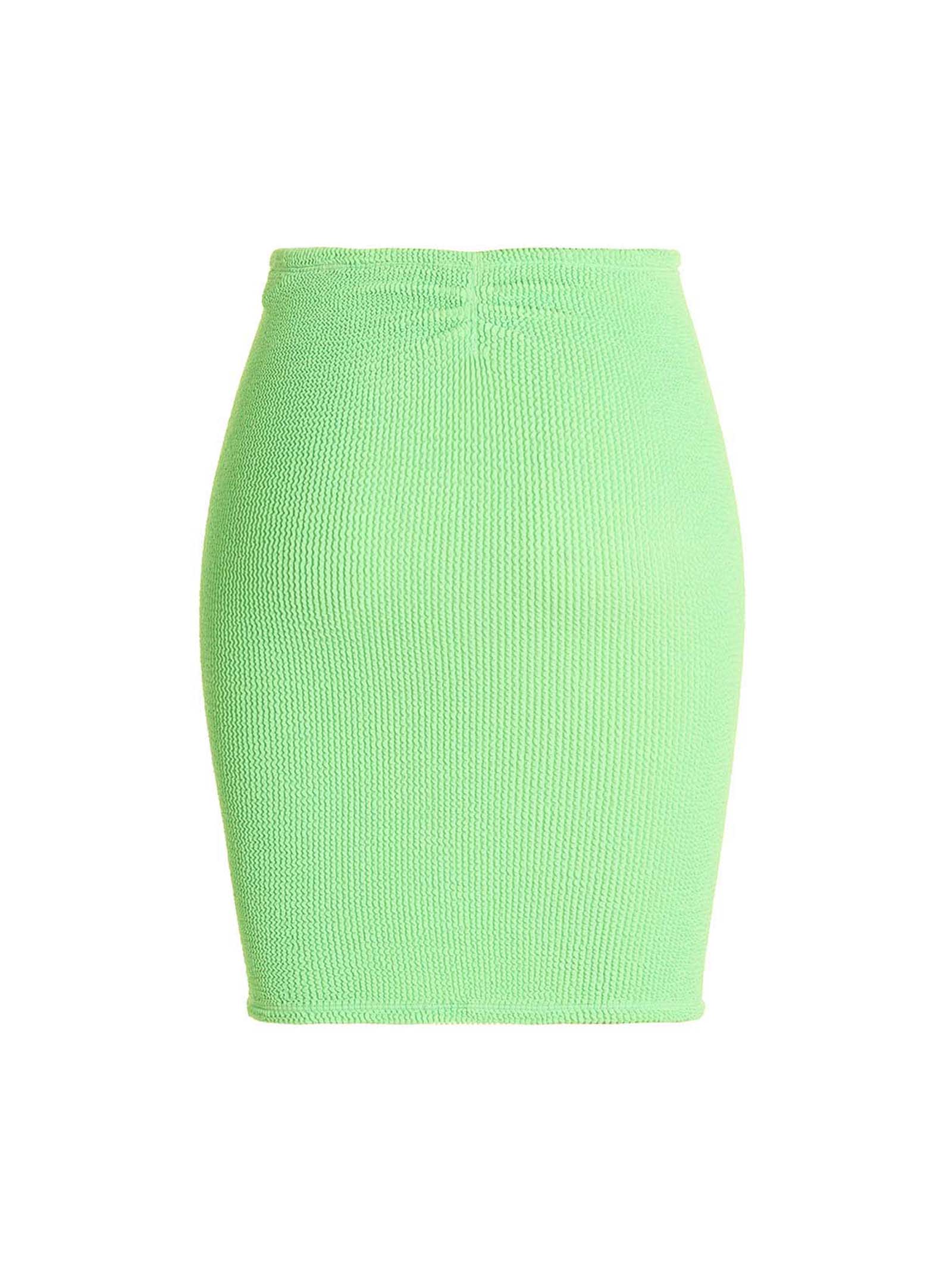 Shop Lido Miniskirt In Lime