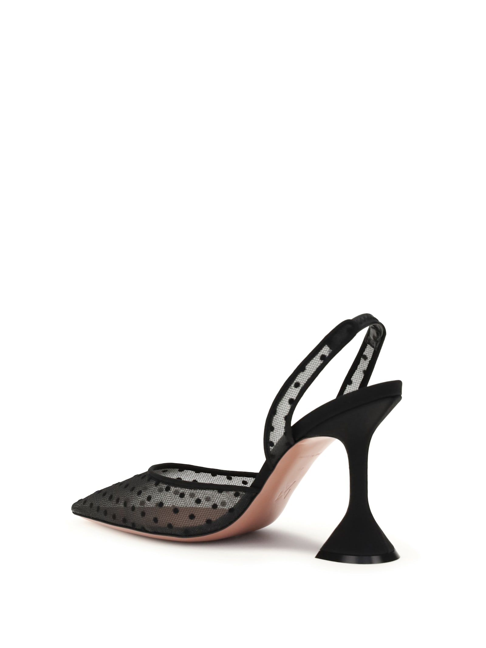 Amina Muaddi Slingback High-heeled Sandals In Multi