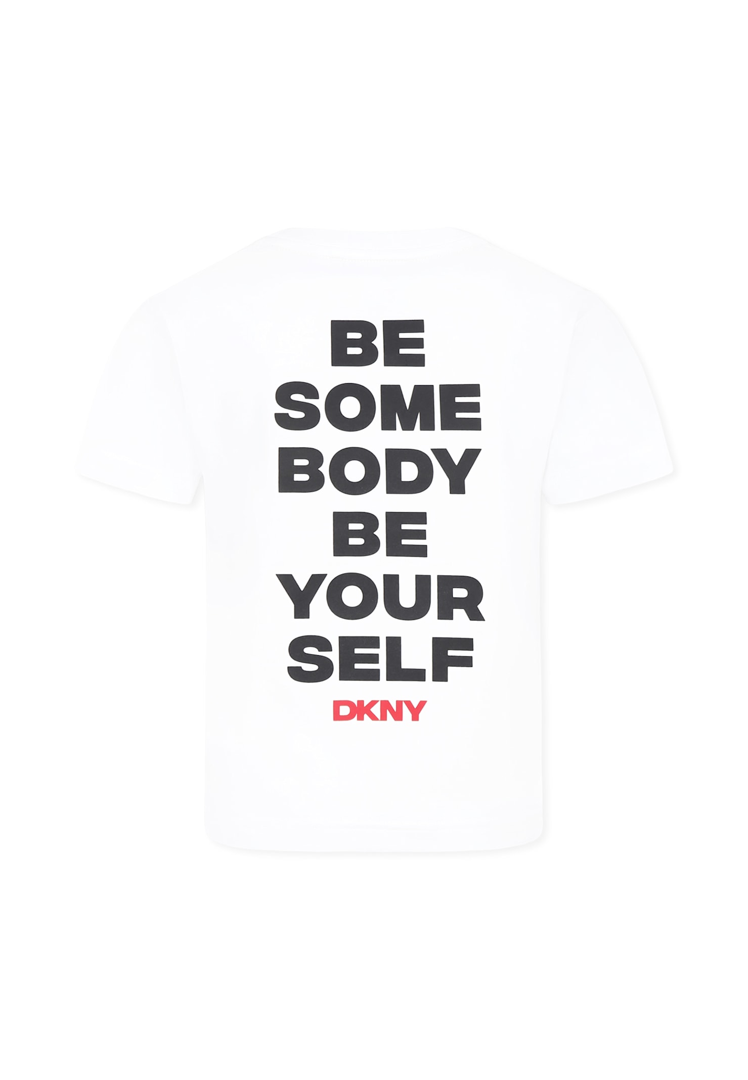 Dkny White T-shirt For Girl With Logo In White