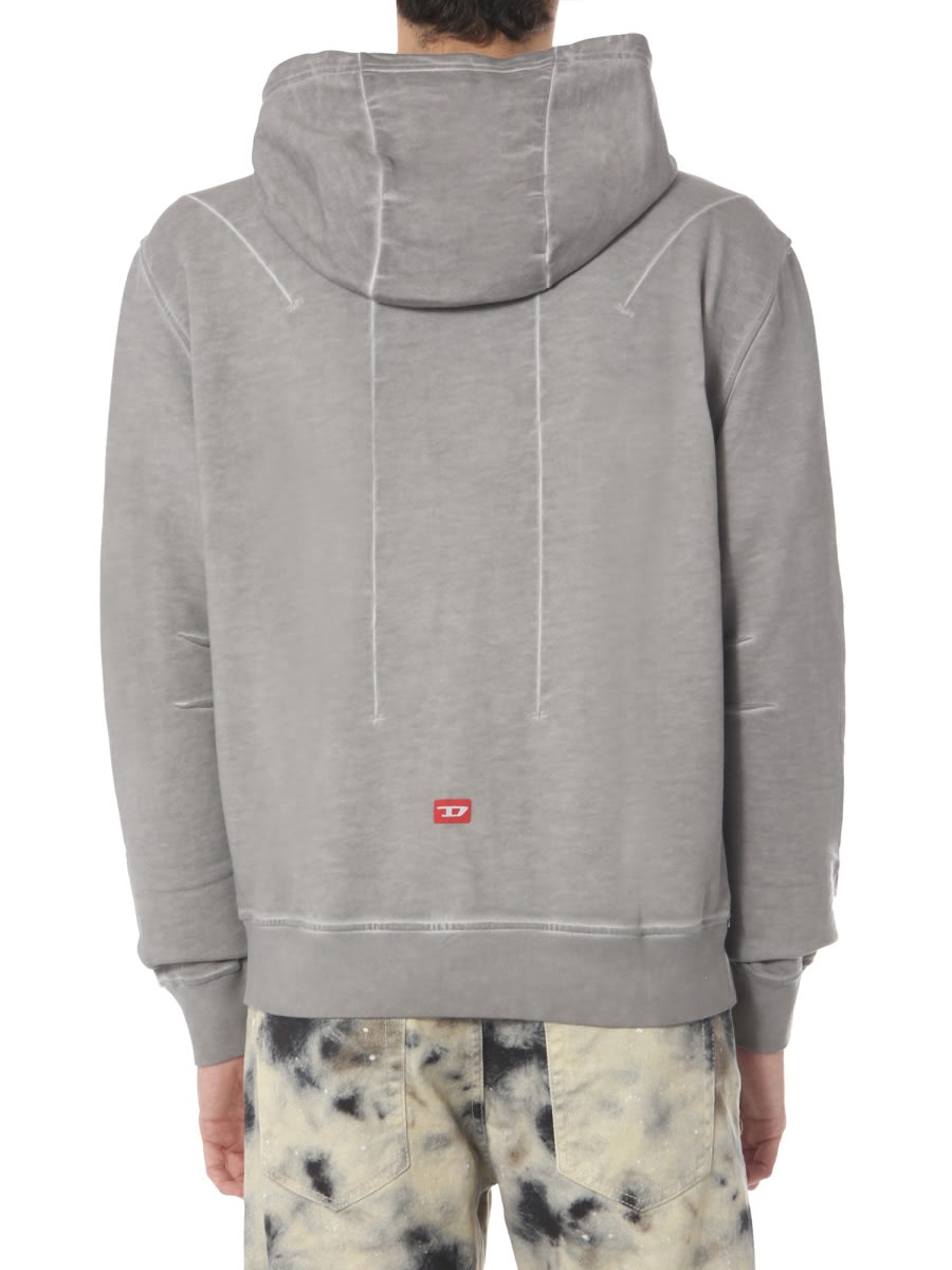 Shop Diesel A Cold Wall Sweatshirt In Grey