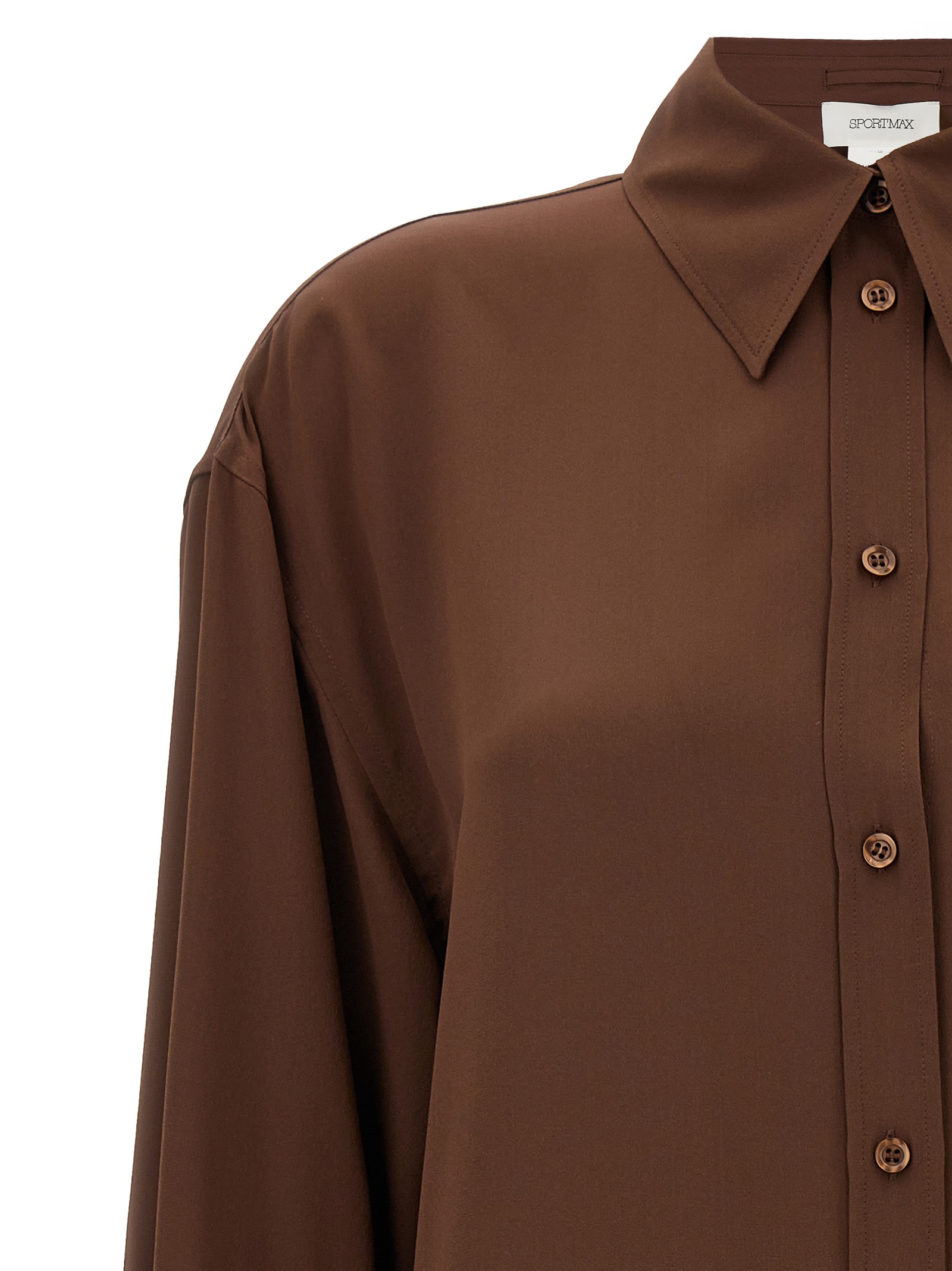 Shop Sportmax Rovigo Shirt In Brown