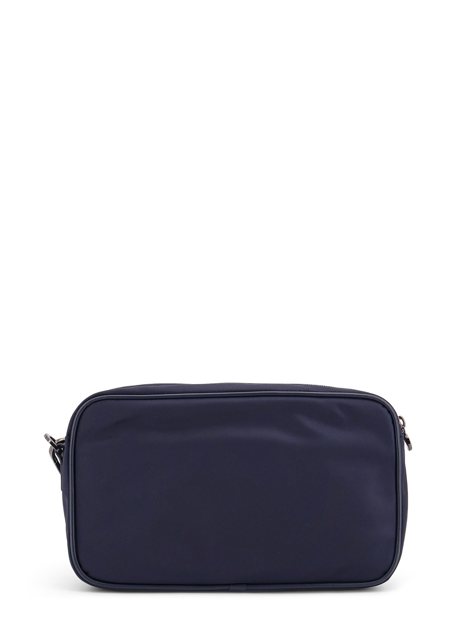 Kiton Nylon Clutch Bag With Iconic Logo Embroidery