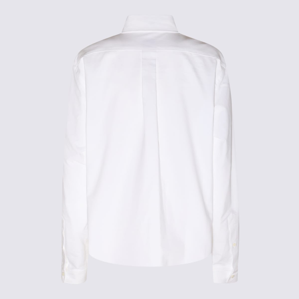 Shop Kenzo White Cotton Boke Flower Shirt