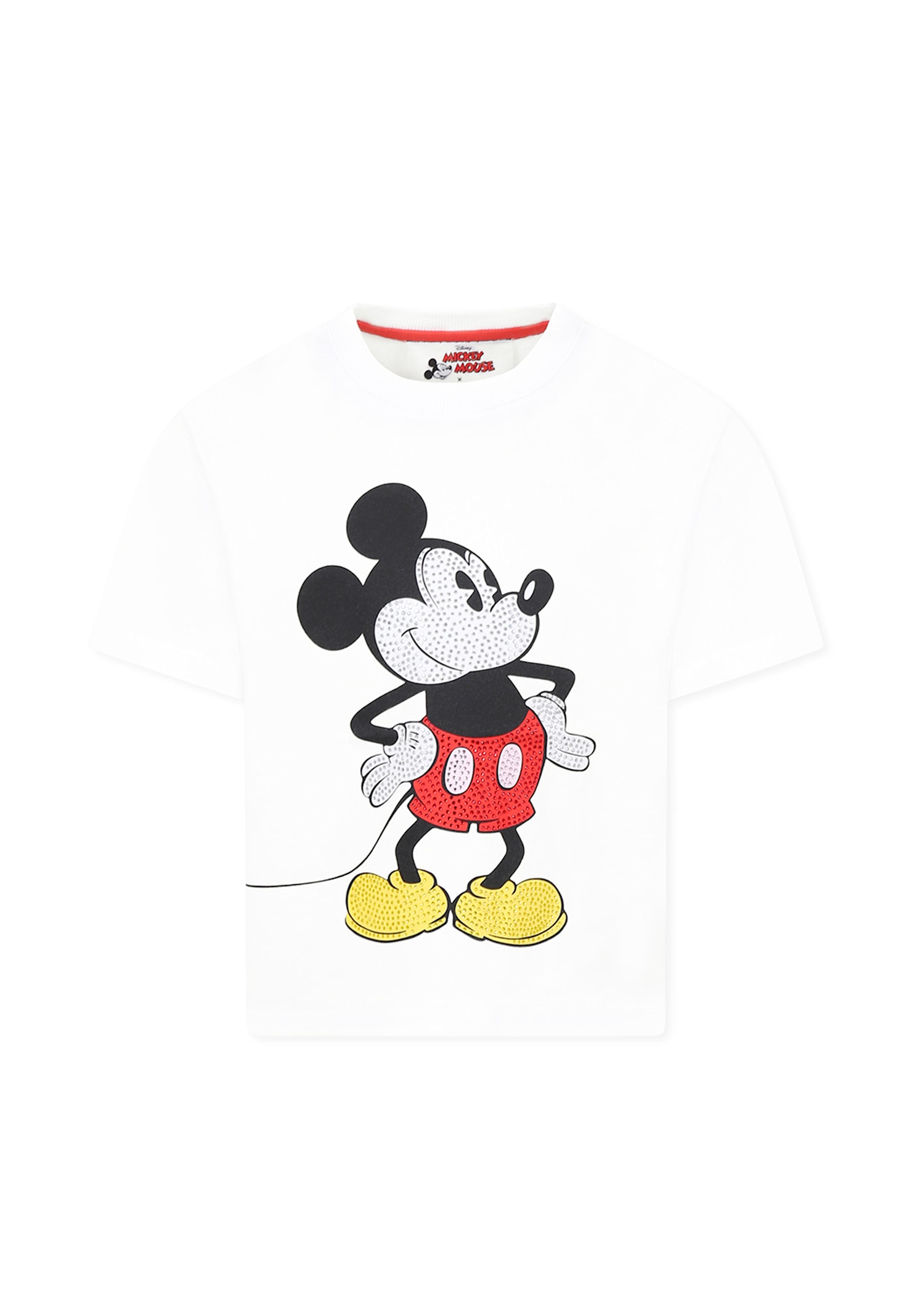 Marc Jacobs White T-shirt For Girl With Micky Mouse In White
