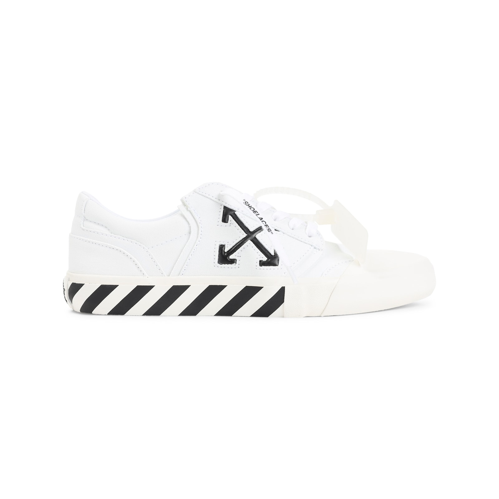 Off-white Vulc Undercut Canvas Low-top Sneakers In Animal Print
