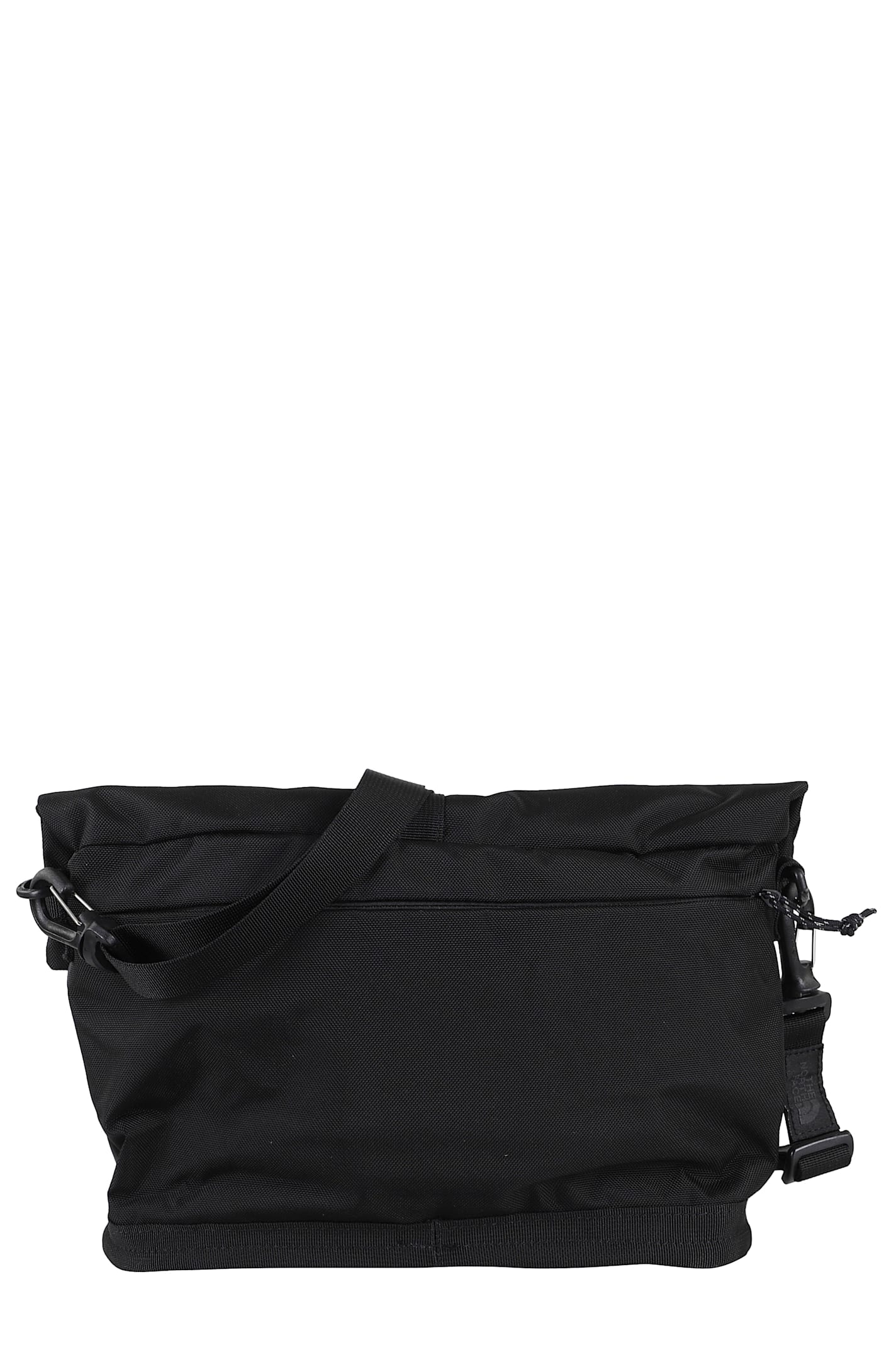 Shop The North Face Base Camp Shoulder Bag In Black Asphalt Grey