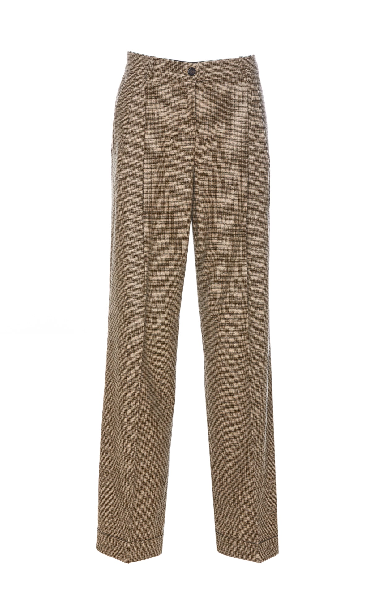 Shop Pinko Vasetto Pants In Green