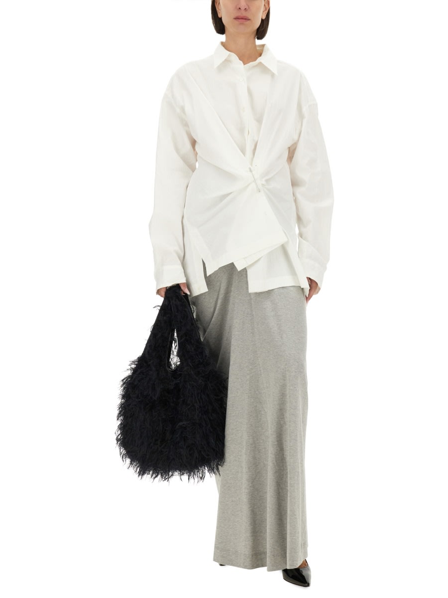 Shop Dries Van Noten Oversize Fit Shirt In White