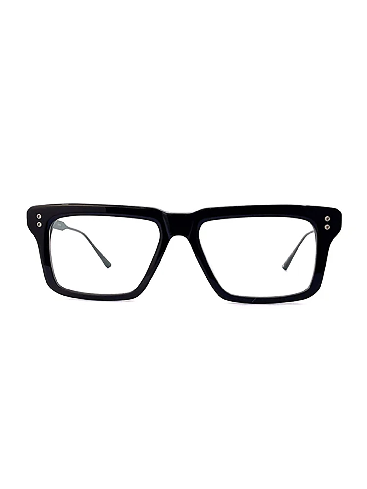 Shop Dita Dtx461/a/01 Lataro Eyewear In Matte Black_black Iron