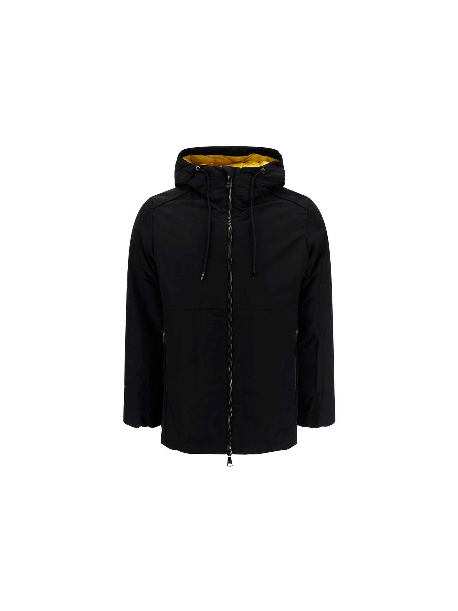Tatras Hooded Nylon Down Jacket In Black
