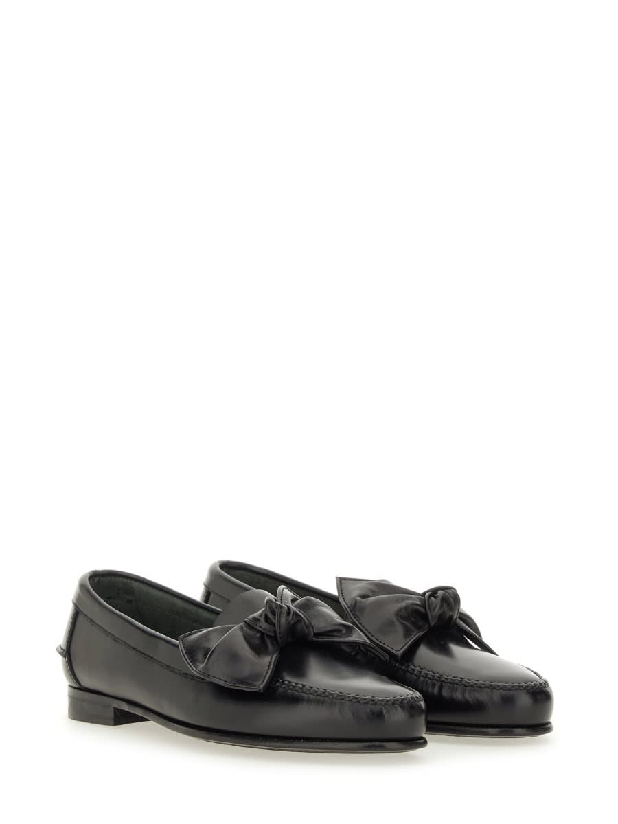 Hereu Slip-on Loafer "corbati" In Black