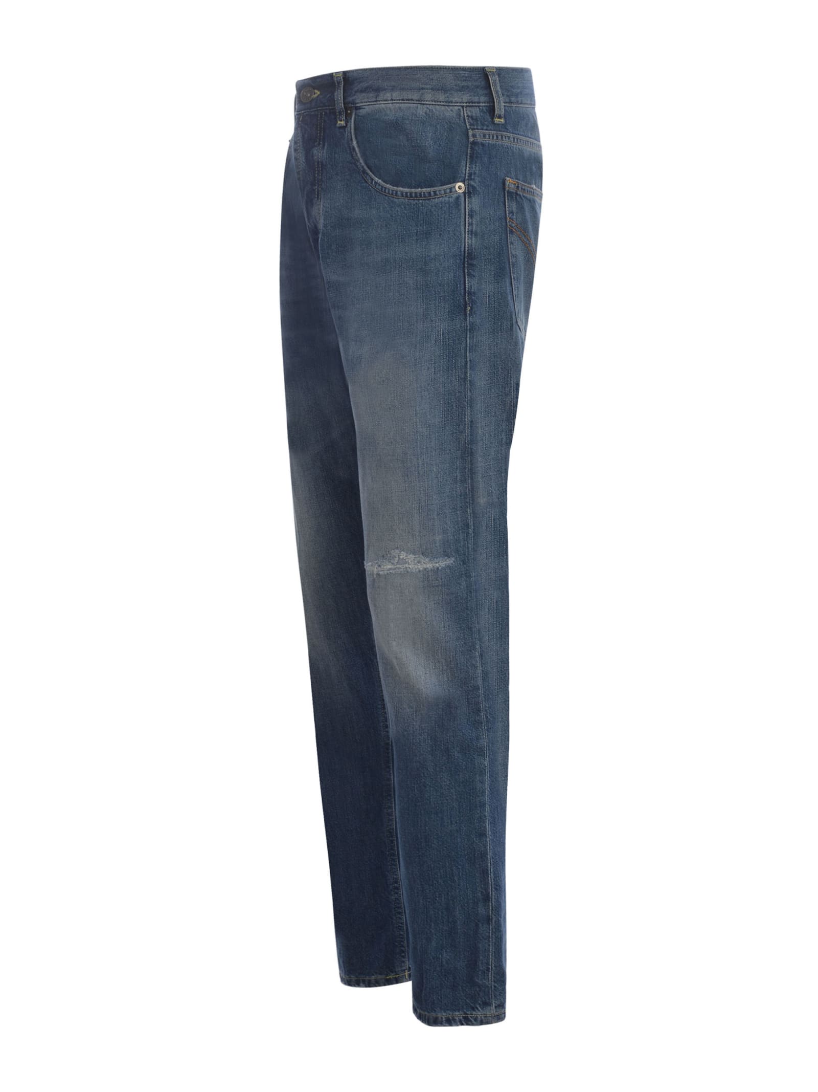 Shop Dondup Jeans  Dian In Denim Stretch In Clear Blue