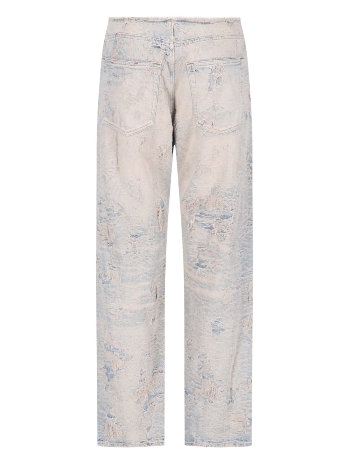 Shop Diesel D-arker Straight Jeans In Light Blue