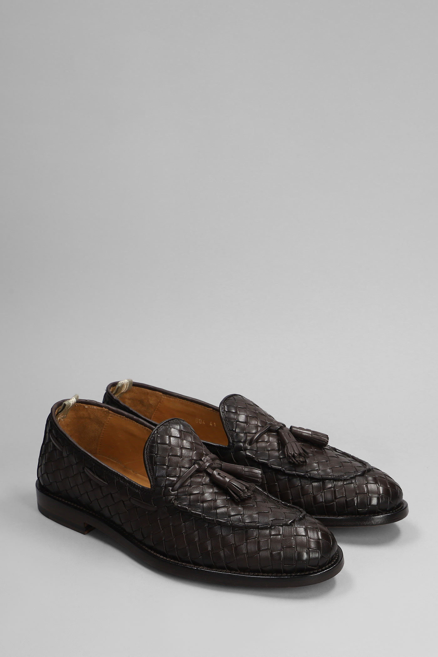 Shop Officine Creative Opera 004 Loafers In Brown Leather