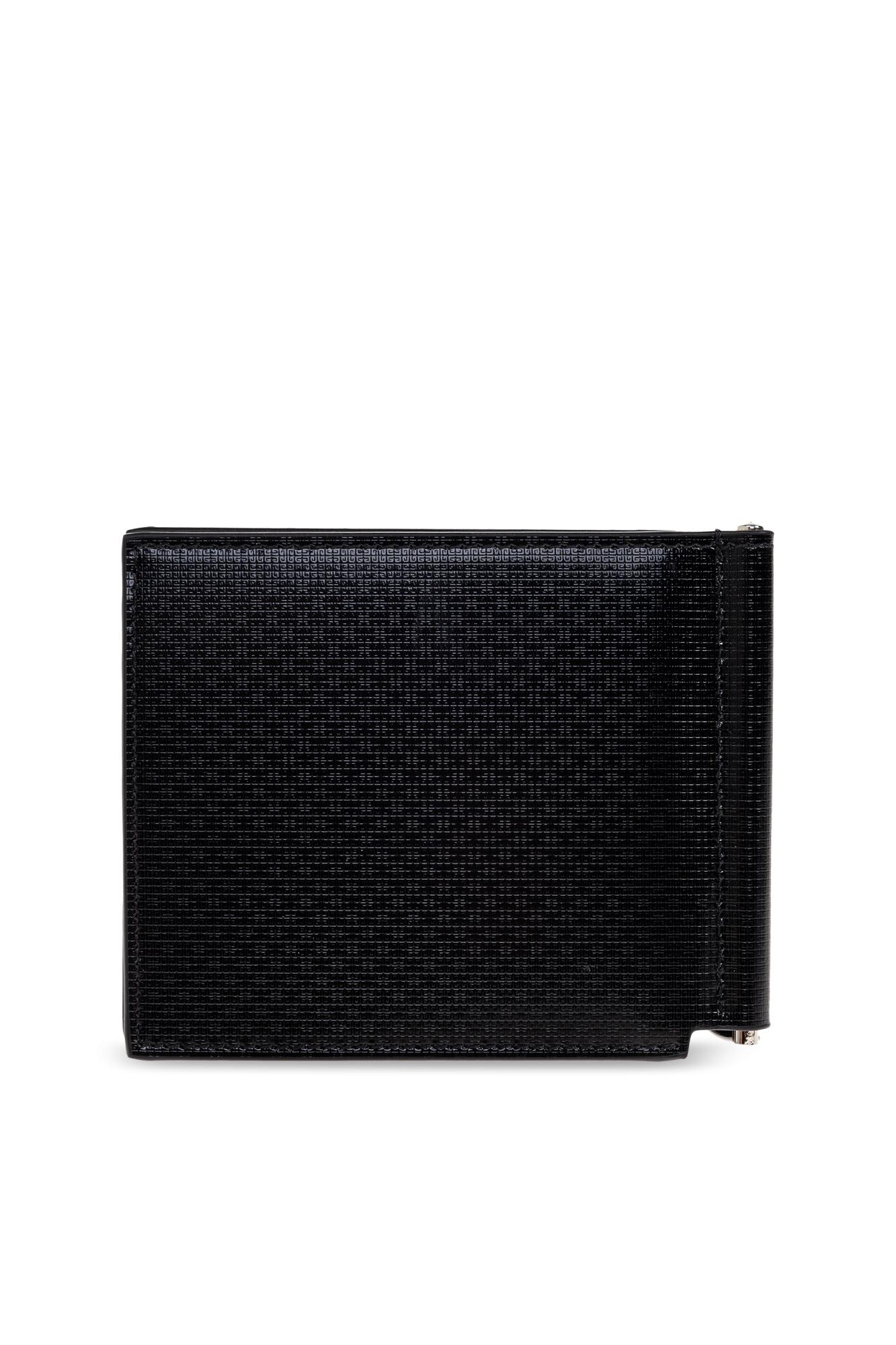 Givenchy Leather Wallet With Money Clip In Black