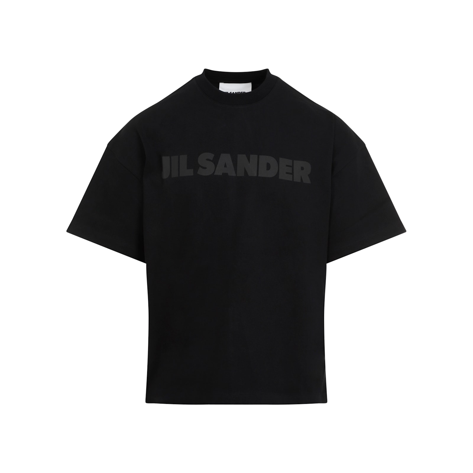 Shop Jil Sander Cotton T-shirt In Black