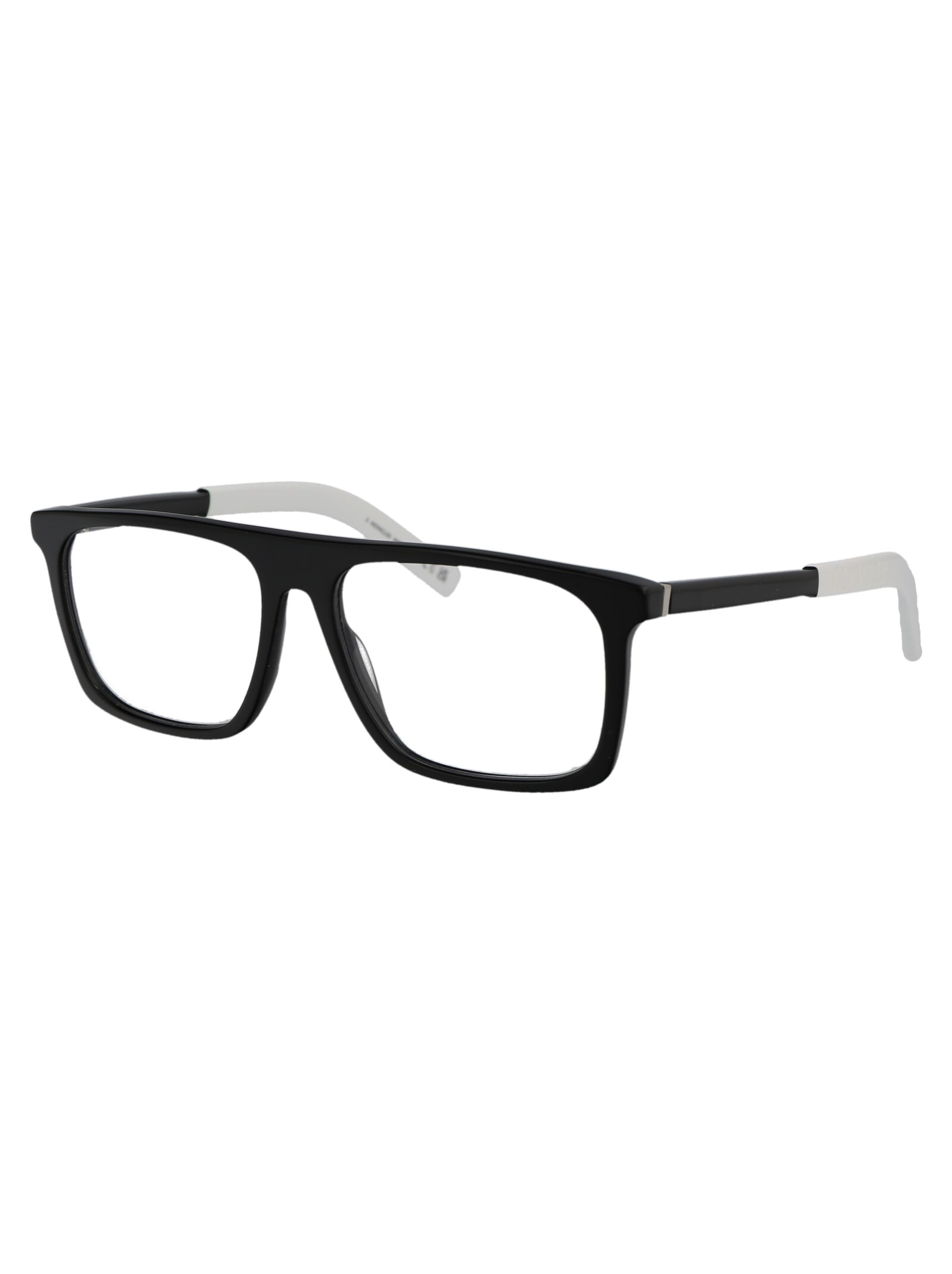 Shop Moncler Ml5206 Glasses In 001 Nero Lucido