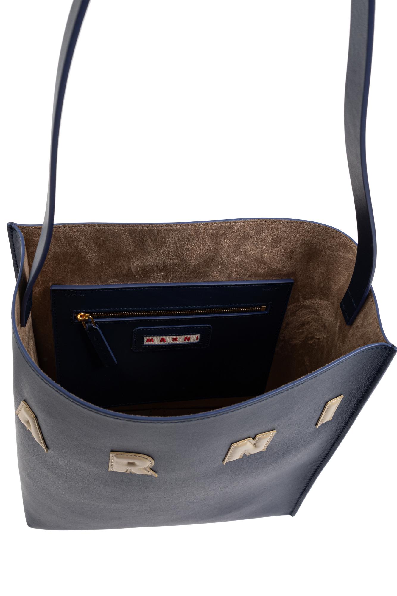 Marni Shopper Type Bag In Blue
