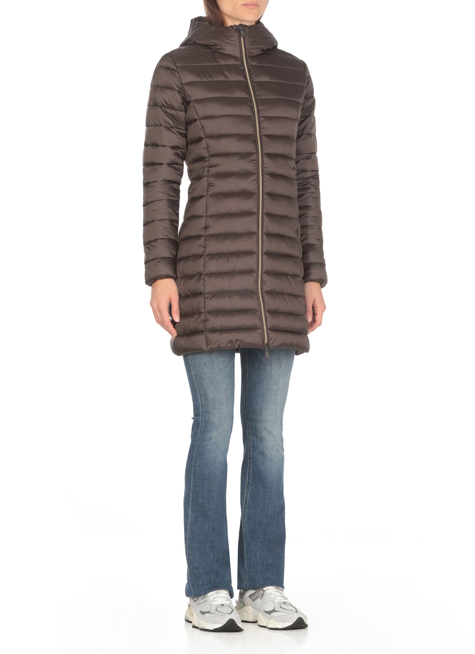 Shop Save The Duck Camille Padded Jacket In Brown