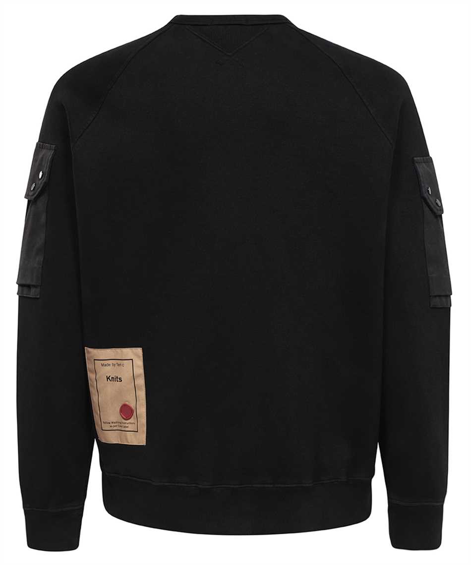 Shop Ten C Cotton Sweatshirt In Black