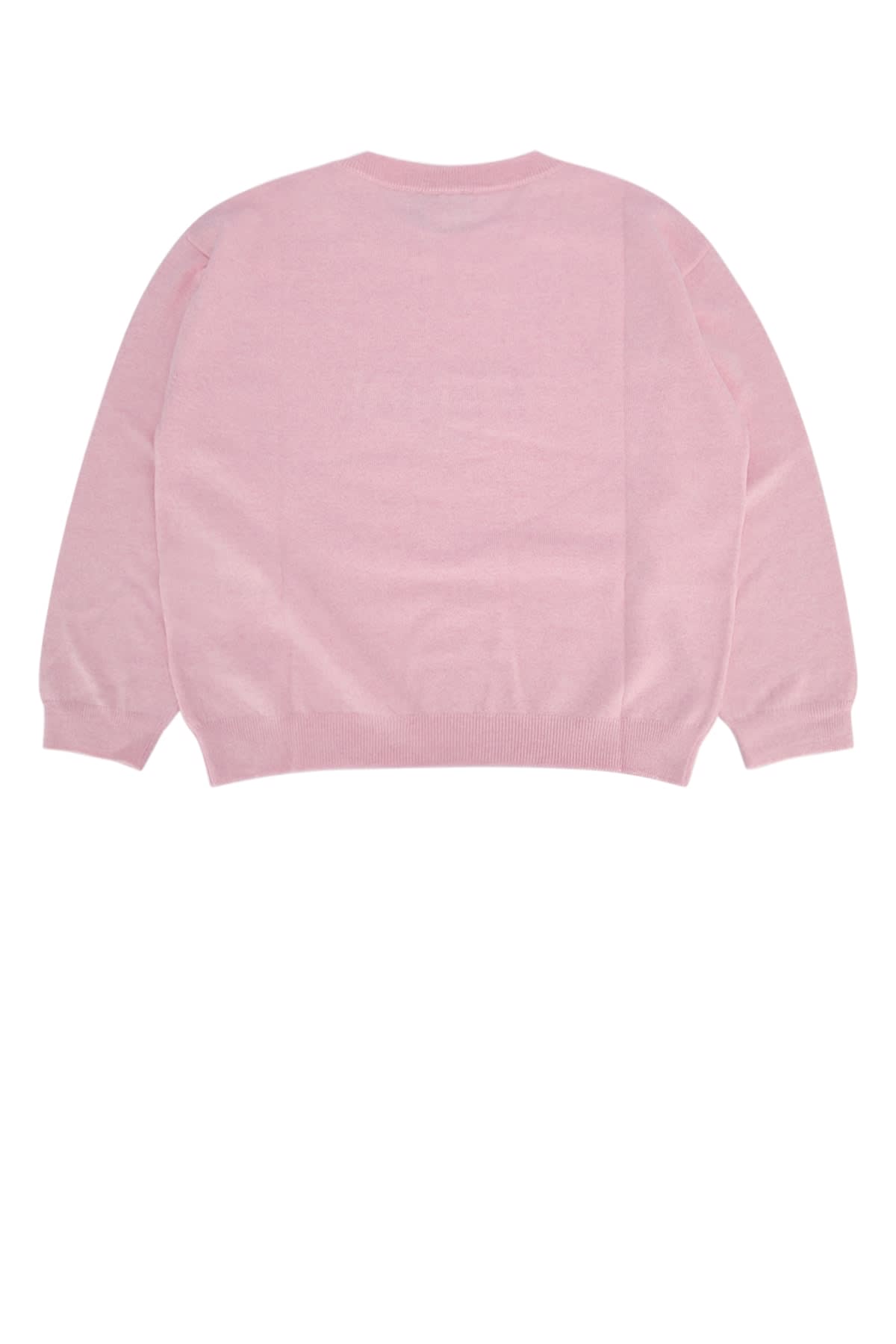 Fendi Girocollo Light Wool Kni In Rosewater