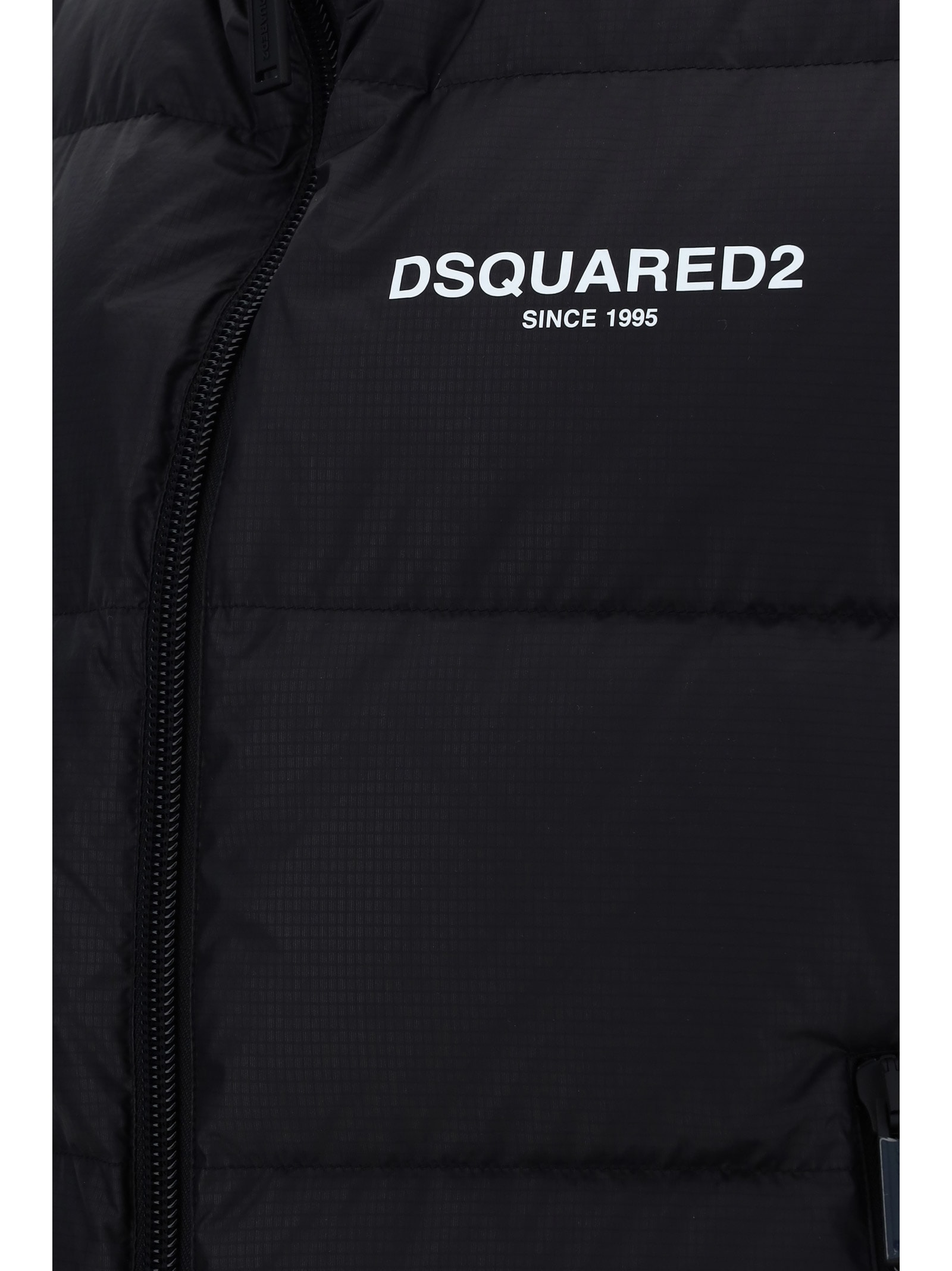 Shop Dsquared2 Down Vest In Black