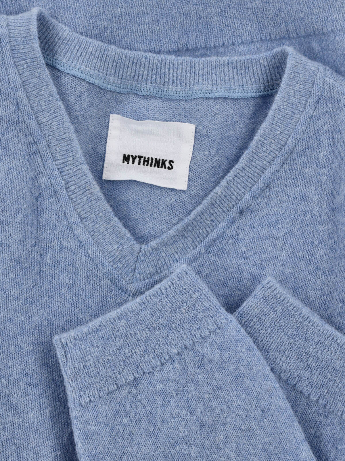 Mythinks V-neck Sweater In Blue