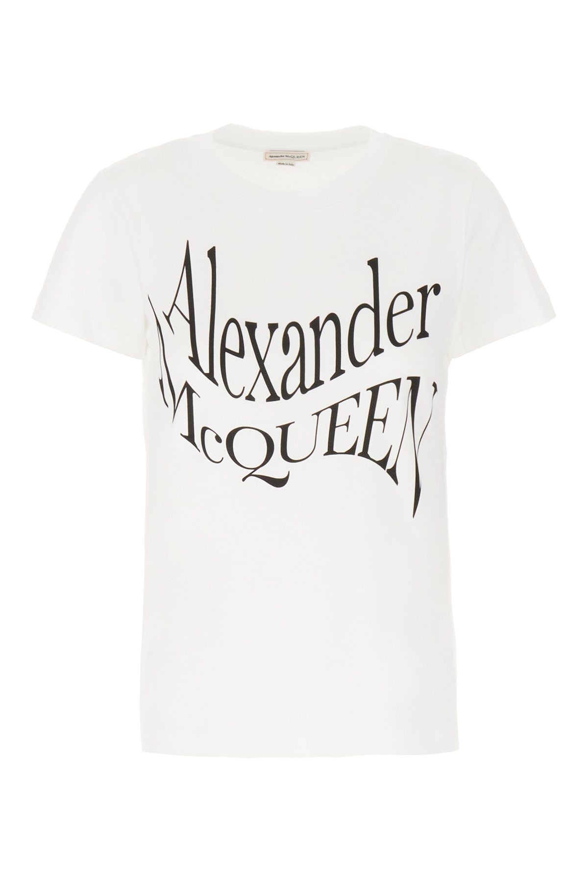 Shop Alexander Mcqueen White Cotton T-shirt