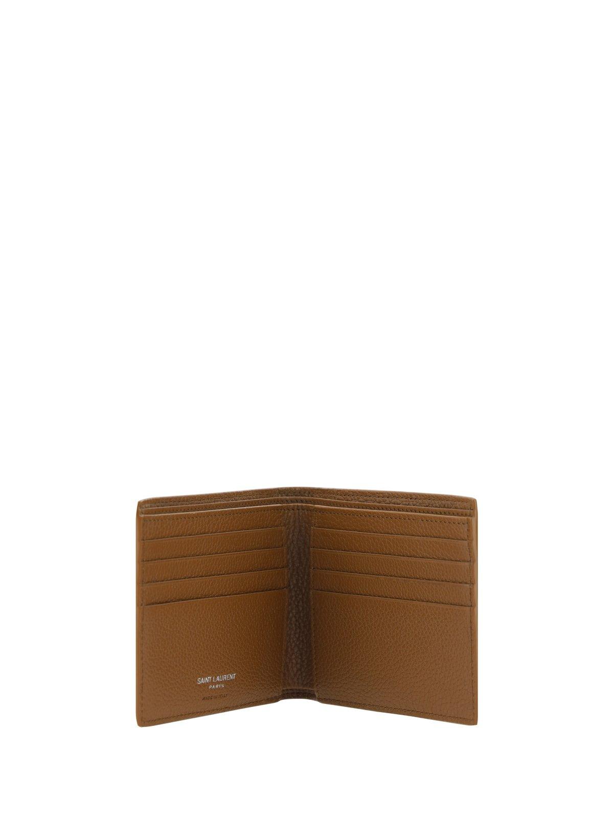 Shop Saint Laurent Cassandre Shadow East/west Wallet In Fox